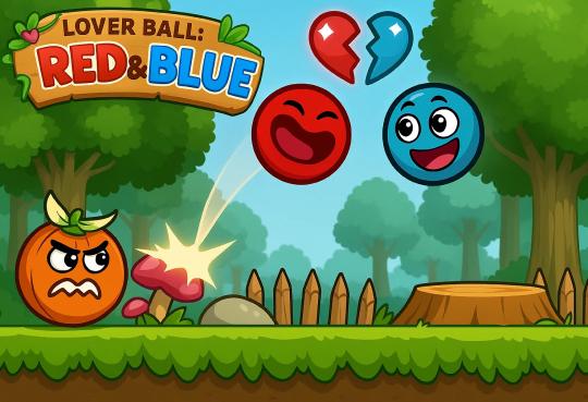 Red And Blue Ball Love Story